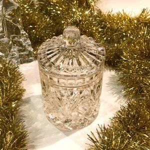 Fifth Avenue LTD Crystal Trinket Jar with Lid